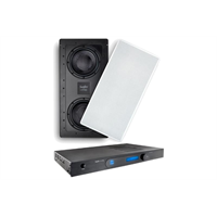 Speakercraft HRS-IW8 - in wall sub pakke 520W, 33-150Hz, grill - passer i 4" vegg